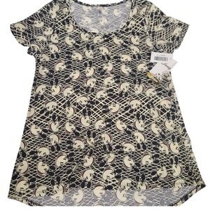 LuLaRoe Disney Classic T-Shirt Mickey Mouse Print Women's‎ Small New